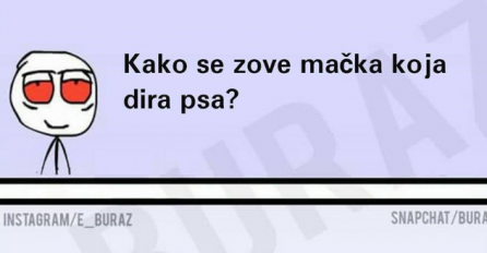 Kako se zove mačka koja dira psa?