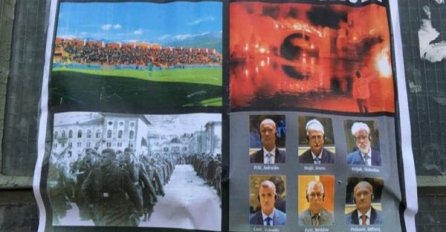 U MOSTARU OSVANULI PLAKATI UOČI IZRICANJA PRESUDE: “Ima Veleža, ima Starog Mosta, nestale su ustaše k'o i Herceg Bosna”