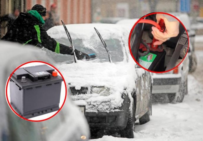 KOBNA ZIMA: Evo kako upaliti auto kada vas IZDA AKUMULATOR! (VIDEO)