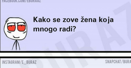 Kako se zove žena koja mnogo radi?