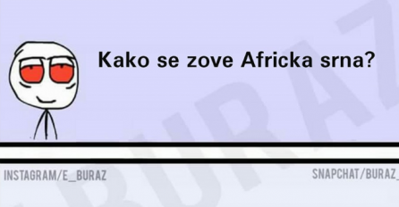 Kako se zove Afrička srna?