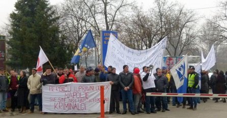 Protestna šetnja radnika Željezare Zenica