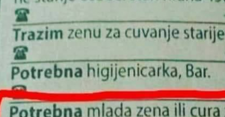 UPRAVO JE OBJAVLJEN OGLAS ZA POSAO IZ SNOVA: Kada vidite uslove, poslat ćete CV ISTE SEKUNDE