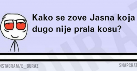 Kako se zove Jasna koja dugo nije prala kosu?