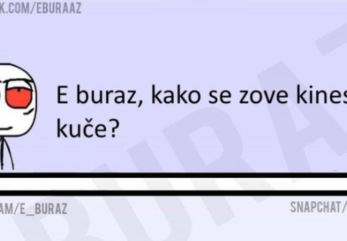 E buraz, kako se zove kinesko kuče?