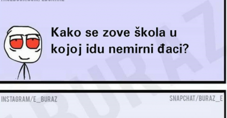 Kako se zove škola u koju idu nemirni đaci?