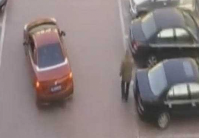 Uletio joj je na parking mjesto, a ona mu se osvetila na najbolji mogući način! (VIDEO)