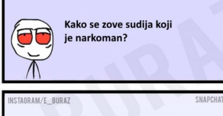 Kako se zove sudija koji je narkoman?