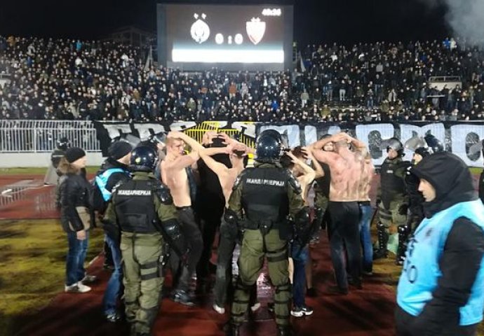 Među uhapšenim na stadionu u Beogradu i šest Hrvata