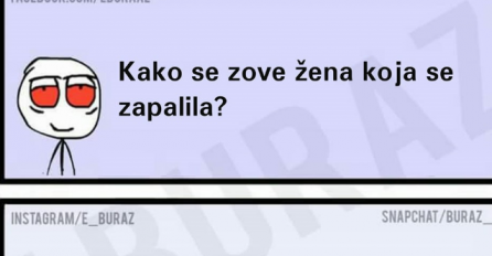 Kako se zove žena koja se zapalila?