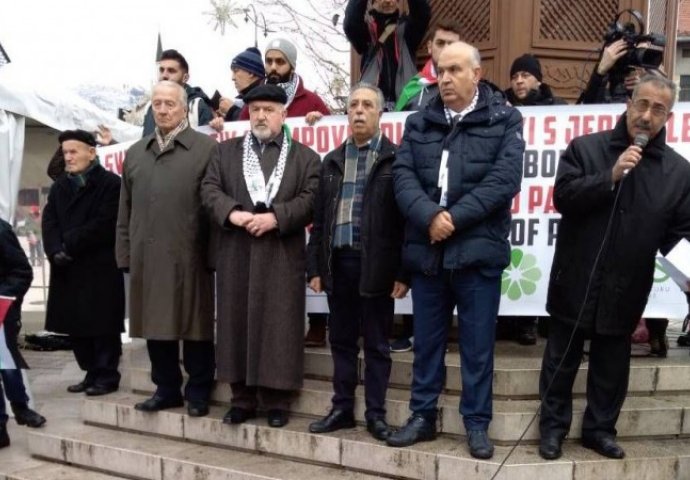 U Sarajevu skup protivljenja Trumpovoj odluci i podrške Palestincima