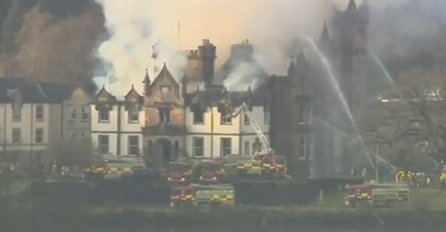 POŽAR PROGUTAO LUKSUZNI HOTEL U ŠKOTSKOJ: Poginule dvije osobe! (VIDEO)