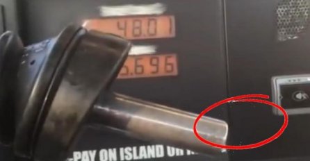 KAKVA PREVARA: Pogledajte ŠTA su mu na pumpi podvalili UMJESTO benzina! OVAKO VAS VARAJU! (VIDEO)