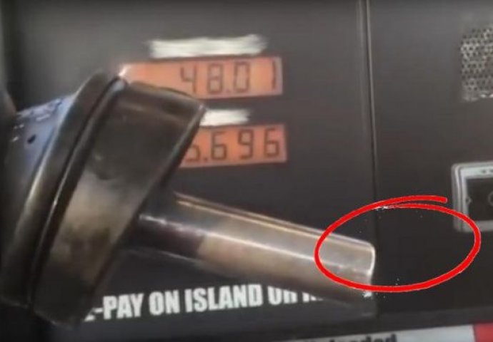 KAKVA PREVARA: Pogledajte ŠTA su mu na pumpi podvalili UMJESTO benzina! OVAKO VAS VARAJU! (VIDEO)