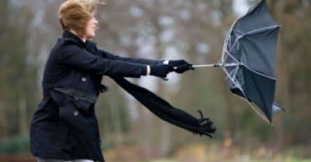 Izdato narandžasto upozorenje za jake udare vjetra u većem dijelu BiH