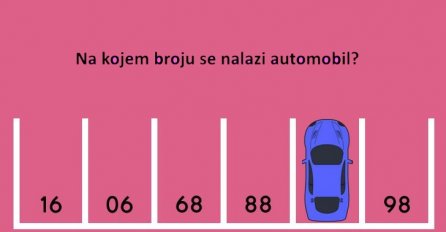 AKO OVU ZAGONETKU RIJEŠITE ZA 5 SEKUNDI IZNAD PROSJEKA STE! Samo 5% ljudi je to uspjelo da riješi za pet sekundi