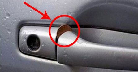 BUDITE OPREZNI: Ako vidite novčić ovako zaglavljen na vratima vašeg automobila, REAGUJTE ODMAH!