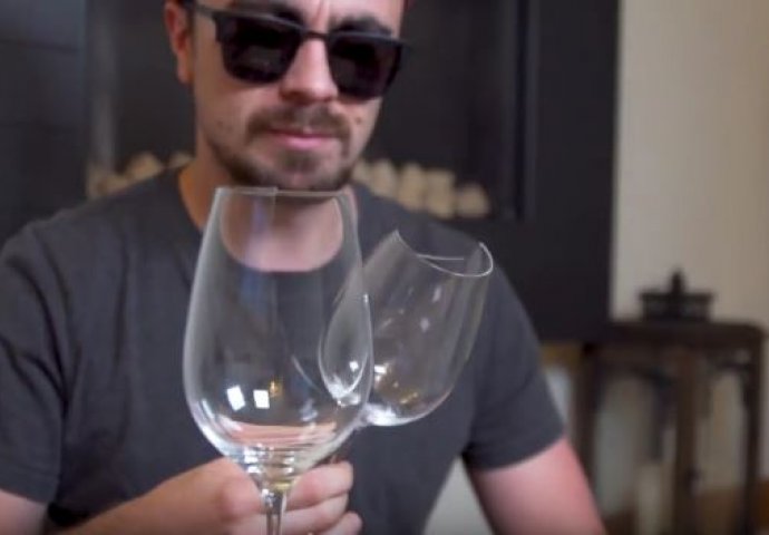 NEVJEROVATNO!  Čovjek svojim glasom razbija čaše (VIDEO)