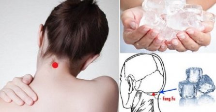 Držite KOCKU LEDA na vratu 30 sekundi svaki dan za NEVJEROVATNE zdravstvene efekte!