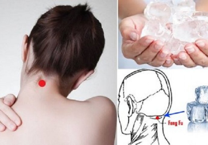 Držite KOCKU LEDA na vratu 30 sekundi svaki dan za NEVJEROVATNE zdravstvene efekte!