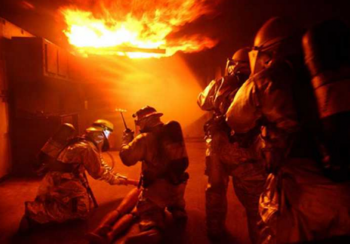 U požaru u Bugojnu teško povrijeđen vlasnik stolarske radionice
