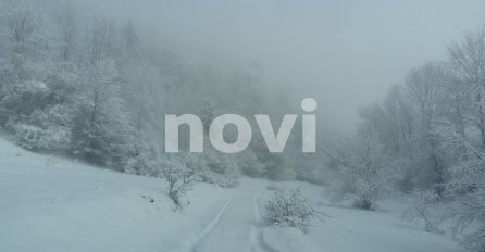 FOTO ČITATELJA: Snijeg iznad sela Borci (FOTO)