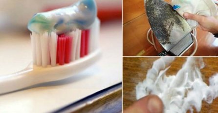 OGREBOTINE NESTAJU, SJAJ ZAGARANTOVAN: 6 genijalnih načina kako da upotrijebite pastu za zube u kući
