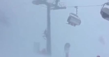 HOROR: Olujni vjetar u Austriji baca gondolu s prestravljenim skijašima (VIDEO)