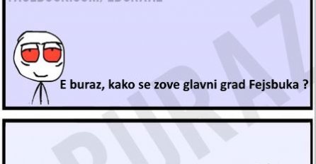 E buraz, kako se zove glavni grad Fejsbuka ?