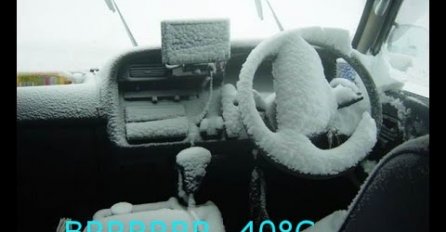 TRIK KOJI VAS MOŽE SPASITI: Bez problema je upalio automobil na minus 40! (VIDEO)