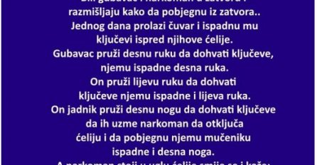 VIC: Bili gubavac i narkoman u zatvoru i razmišljaju kako da pobjegnu iz zatvora..