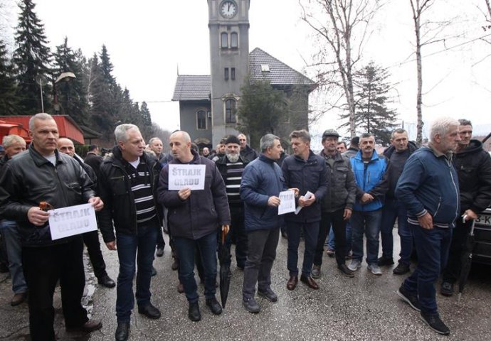 Grupa rudara RMU Zenica stupa u štrajk glađu