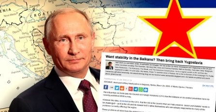  PUTINOV PROPAGANDNI KANAL: Ako želite stabilnost na Balkanu, vratite Jugoslaviju
