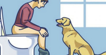Prati li vas pas svaki put u kupatilo: EVO ŠTA TO ZNAČI!