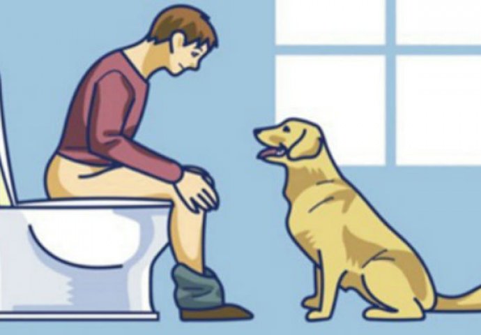 Prati li vas pas svaki put u kupatilo: EVO ŠTA TO ZNAČI!