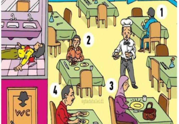 Mali broj ljudi rješava ovu MOZGALICU: Među ovih četvoro ljudi krije se UBICA, možete li vi da ga pronađete?
