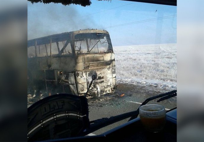 KAZAHSTAN: U zapaljenom autobusu poginule 52 osobe, petero preživjelo