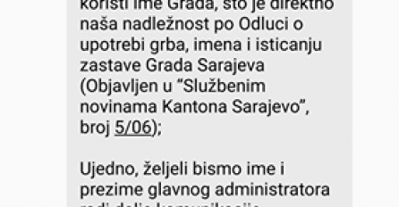 VLASNIK FACEBOOK STRANICE "SARAJEVO FOREVER": Gradska uprava traži naknadu jer u nazivu imamo riječ "Sarajevo"
