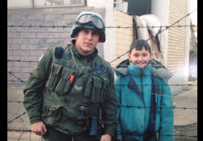 Kanadski vojnik pronašao dječaka Amira iz Visokog s kojim se sprijateljio tokom rata u BiH