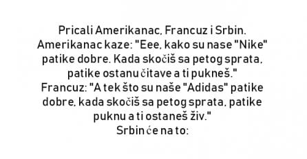 VIC: Pričali Amerikanac, Francuz i Srbin