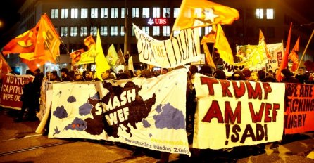 Protesti u Švicarskoj protiv samita WEF-a i Trumpovog dolaska u Davos