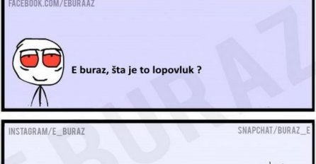 E buraz, šta je to lopovluk ?