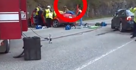 JEZIVO: Nakon teške saobraćajne nesreće, kamera snimila trenutak kada DUŠA NAPUŠTA TIJELO! (VIDEO)