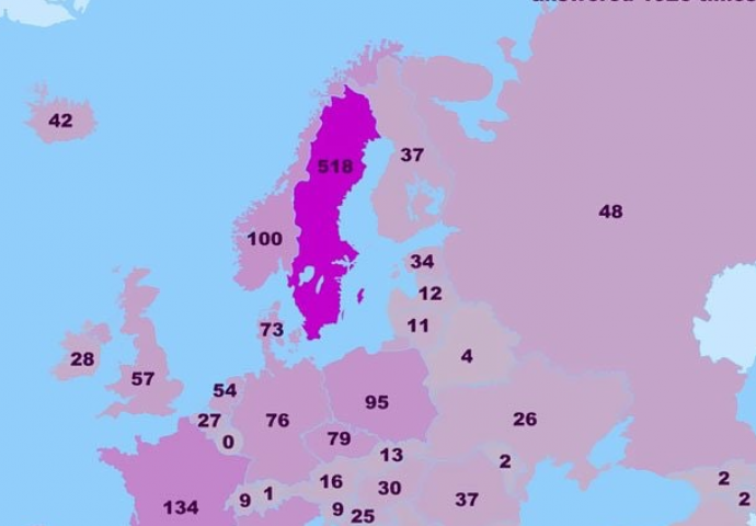 Objavljena je mapa najljepših ljudi u Evropi, evo kako se kotiraju Srbi !