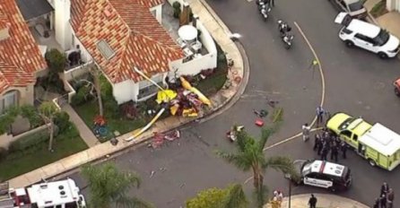 Helikopter se srušio na kuću, tri osobe poginule