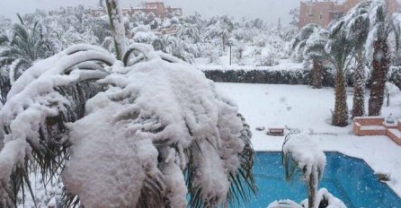 U Maroku pao prvi snijeg nakon 50 godina (VIDEO)