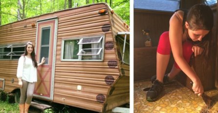 Tinejdžerka je kupila stari kamper, samo nekoliko mjeseci kasnije - unutrašnjost izgleda nevjerovatno! (FOTO)