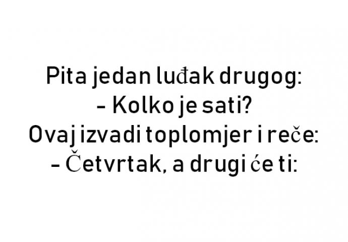 VIC : Pita jedan luđak drugog: 