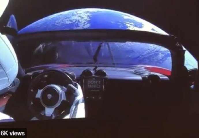 Muskova Tesla leti svemirom, pogledajte kako to izgleda (VIDEO)