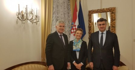 Čović s Plenkovićem i Pejčinović-Burić o europskoj perspektivi BiH